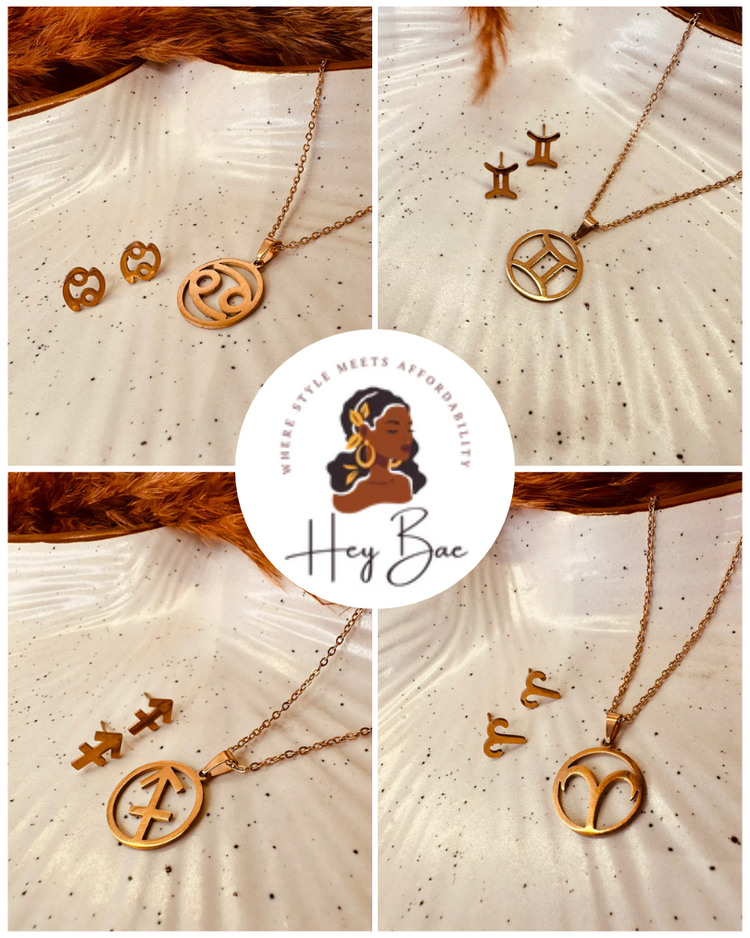 "HeyBae zodiac jewellery – constellation necklaces, zodiac rings, and astrology-inspired charms for every star sign."