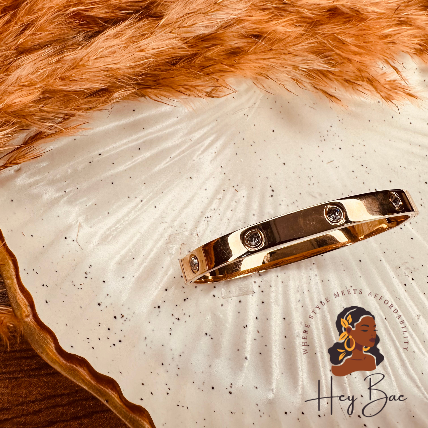 Hey Bae Love Bracelet for Women, Anti Tarnish Bracelet for Women and Girls