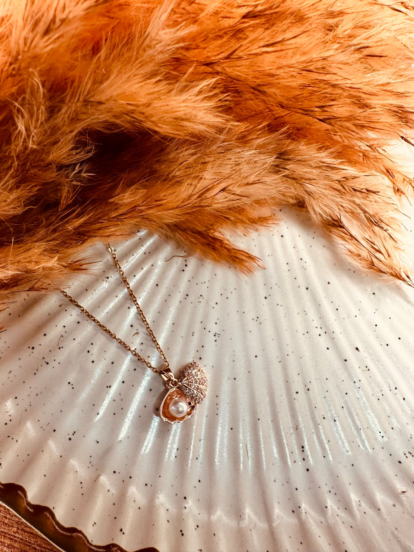 Pearl Shell Pendant Necklace – Ocean Inspired Chain for Women