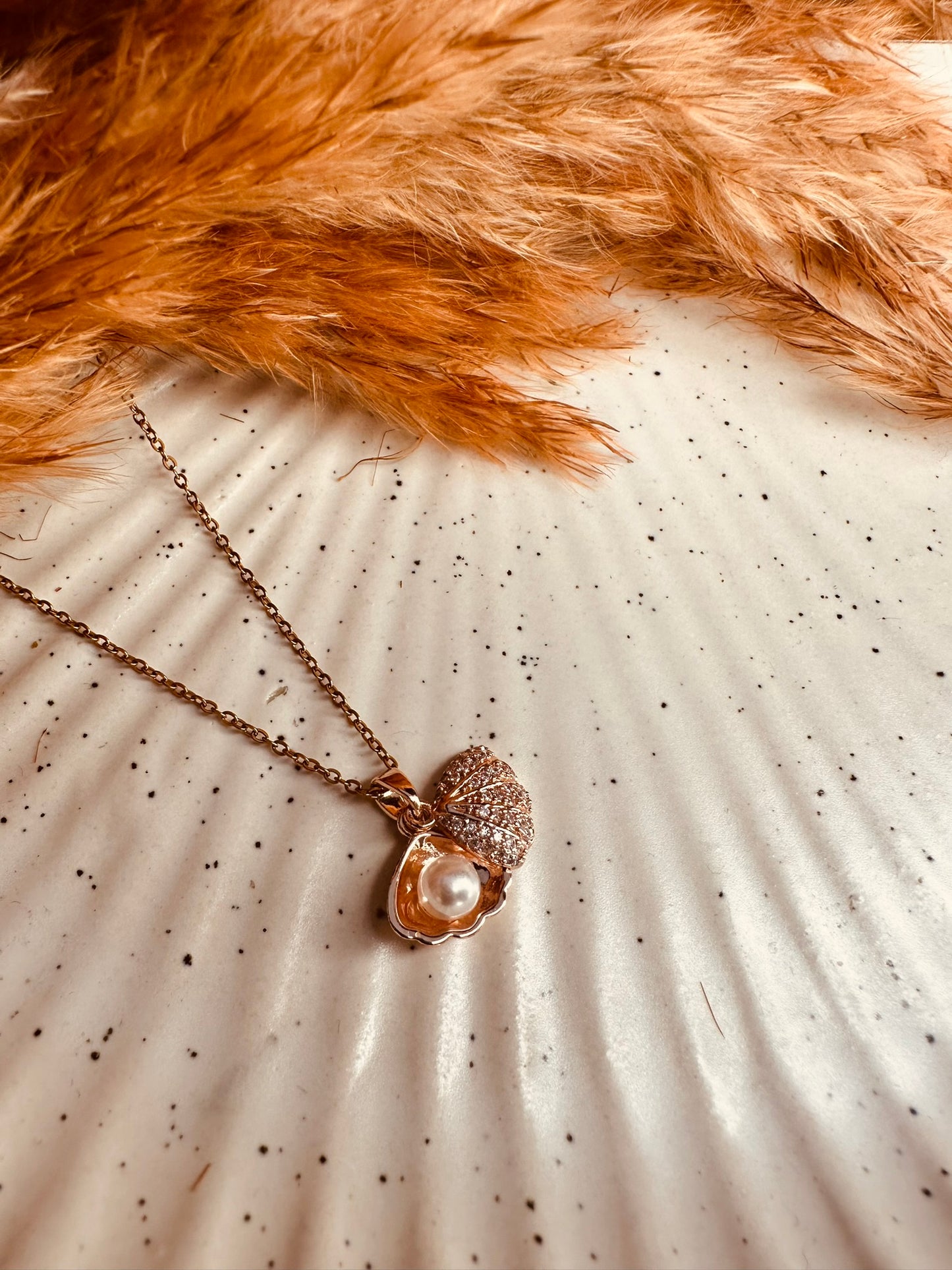 Pearl Shell Pendant Necklace – Ocean Inspired Chain for Women