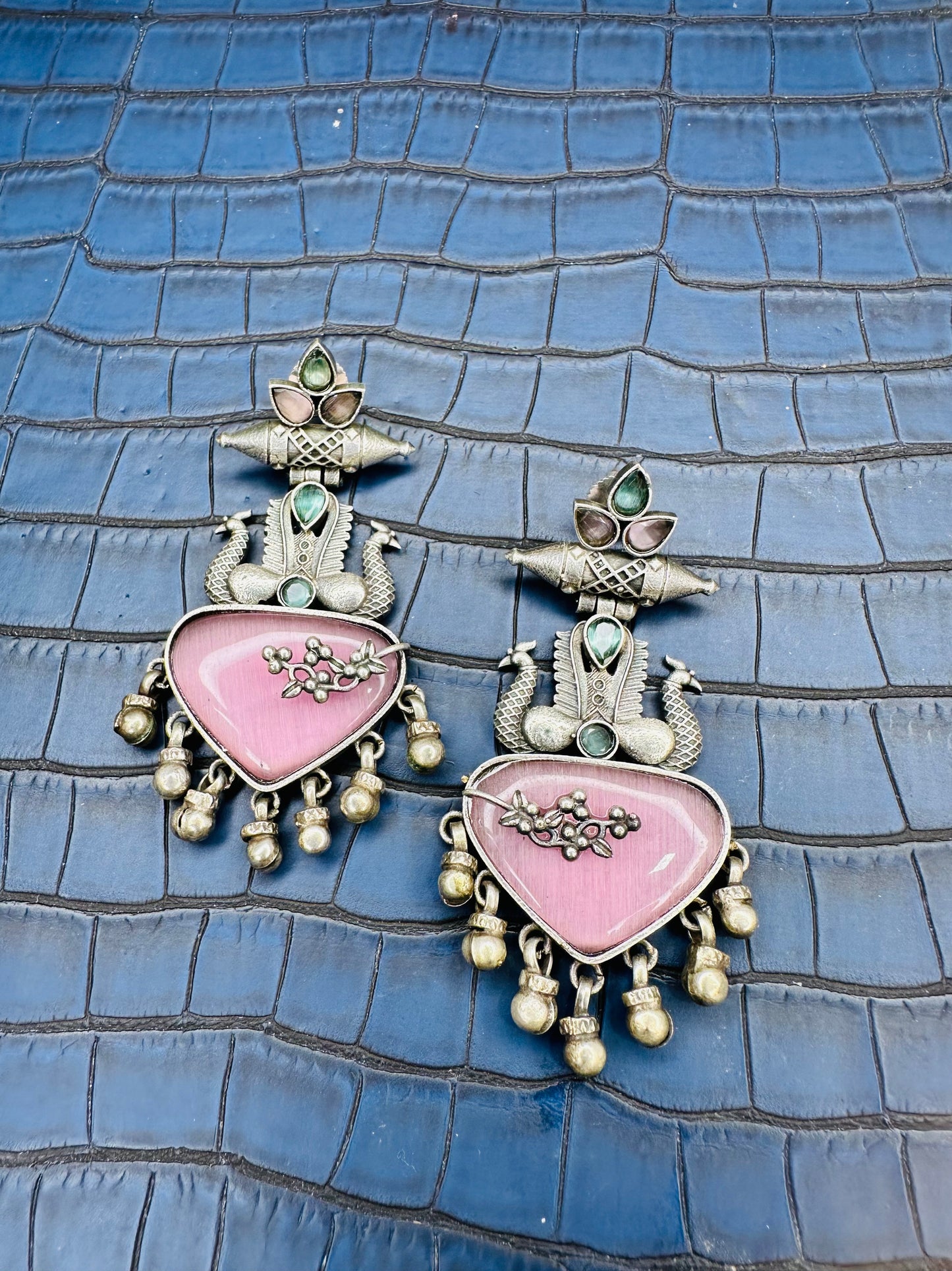 HeyBae Big Oxidised Earrings for Women – Ethnic & Western Statement Earrings