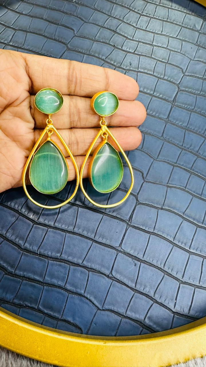 Sage Dew Drops Earings
