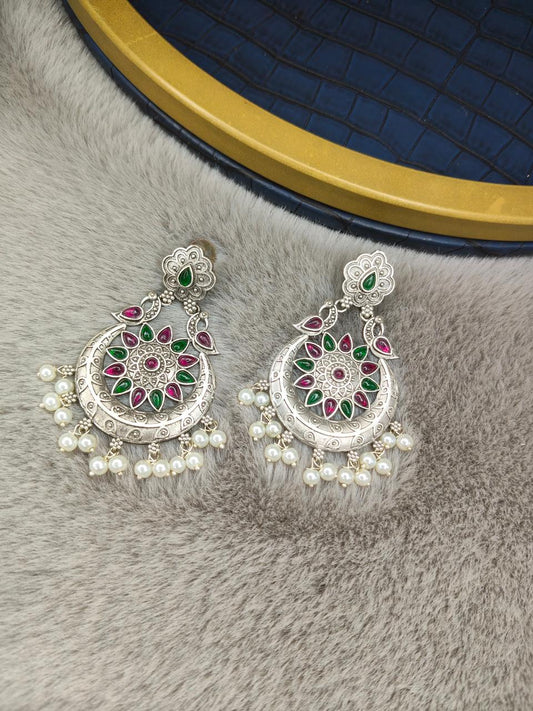 Chandrika Pearl Chandbali Earings