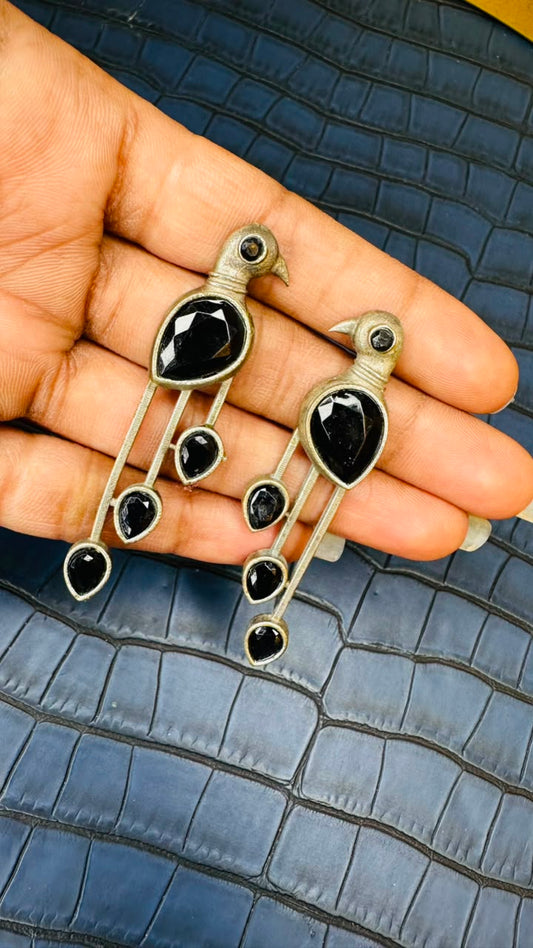 Noir Mayur Earrings