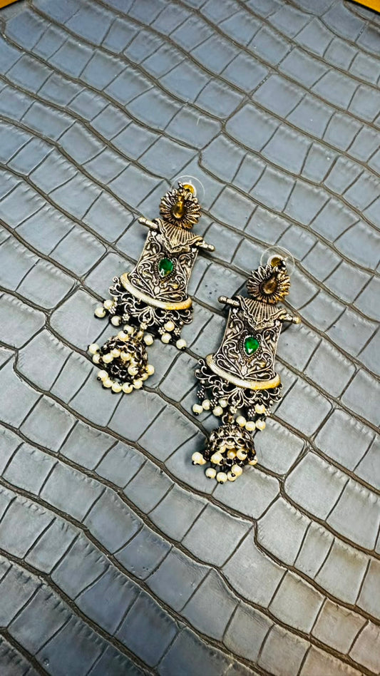 Zeenat Tribal Jhumkas