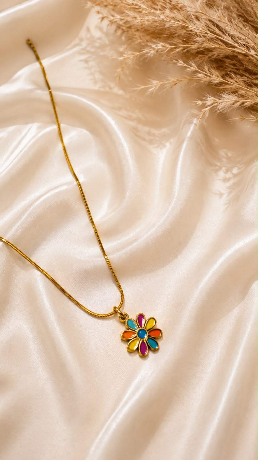 Bloom Pop Floral Pendant Necklace
