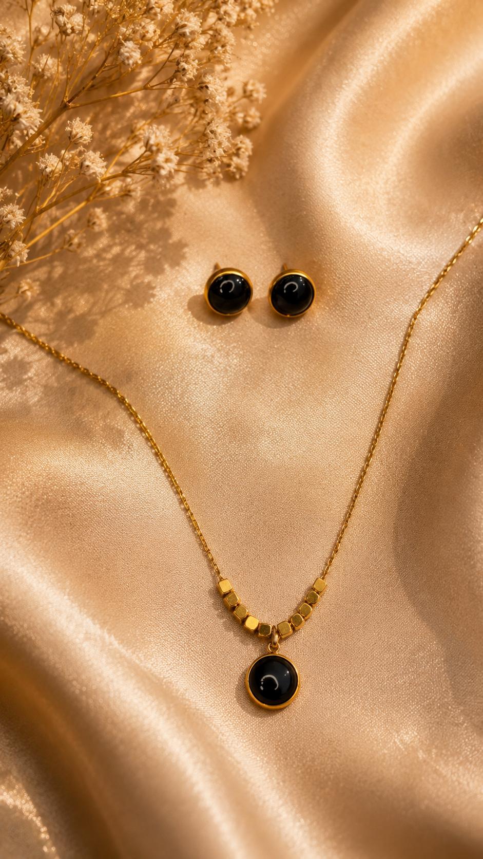 Noir Bead Elegance Set