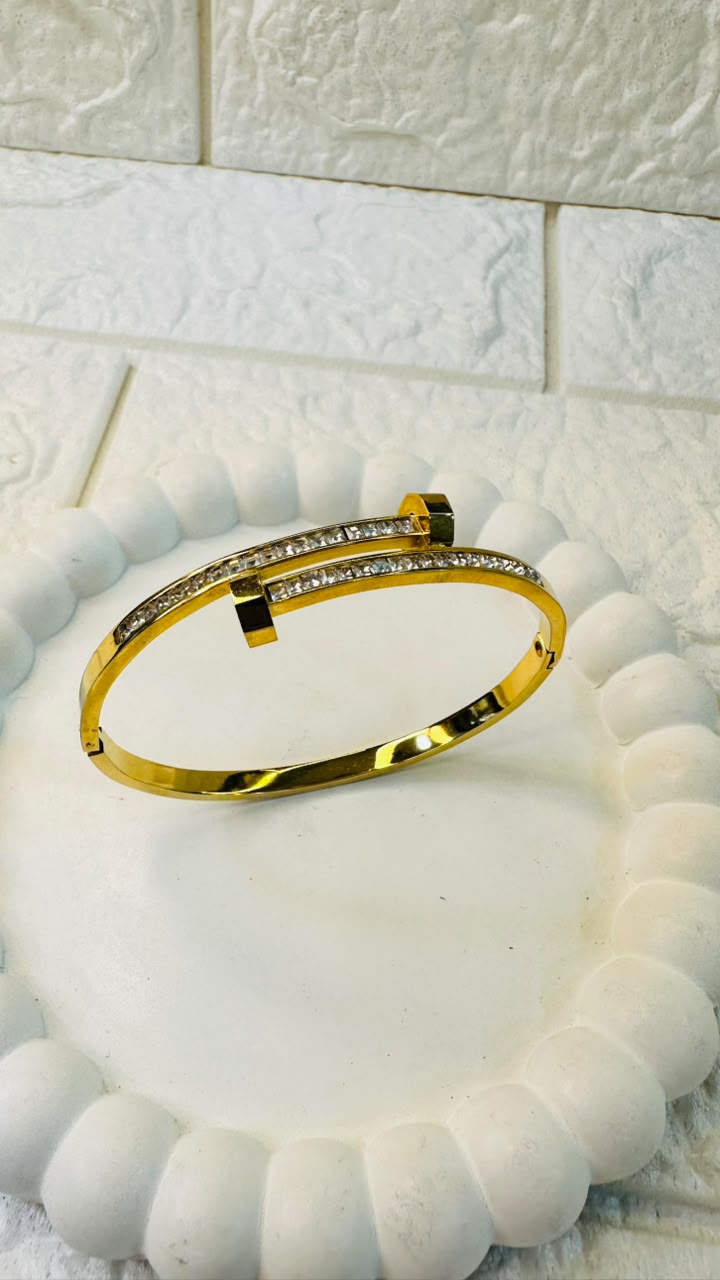 Celeste Luxe Cuff Bangle Bracelet