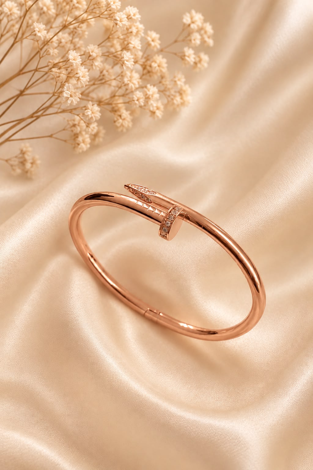 Serpent Luxe Nail Cuff Bangle Bracelet