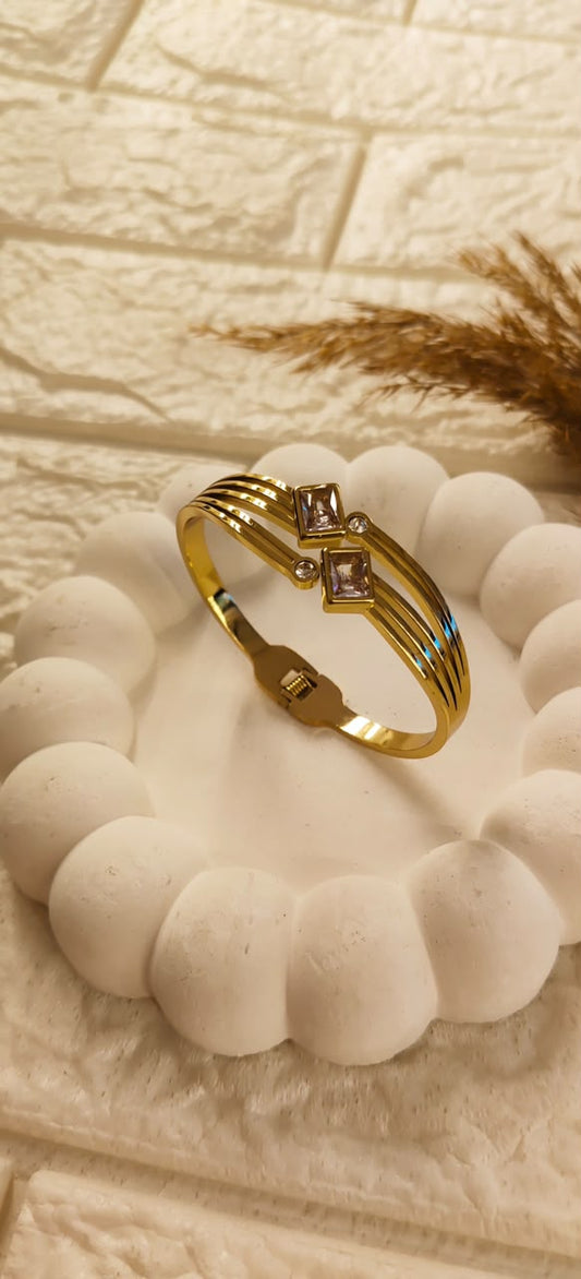 Aarohi Luxe Crystal Bangle Bracelet