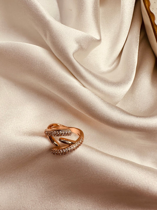 Anti-Tarnish AD Studded Ring for Women & Girls