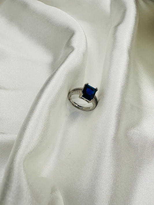 Anti-Tarnish Adjustable Solitaire Ring for Women & Girls