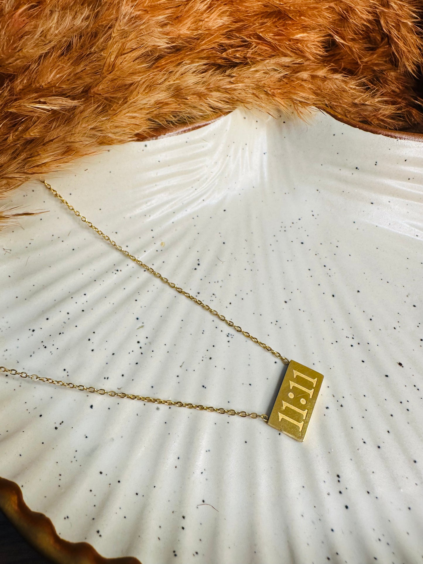 HeyBae 11:11 Angel Pendant Necklace in Premium Gift Box Packaging