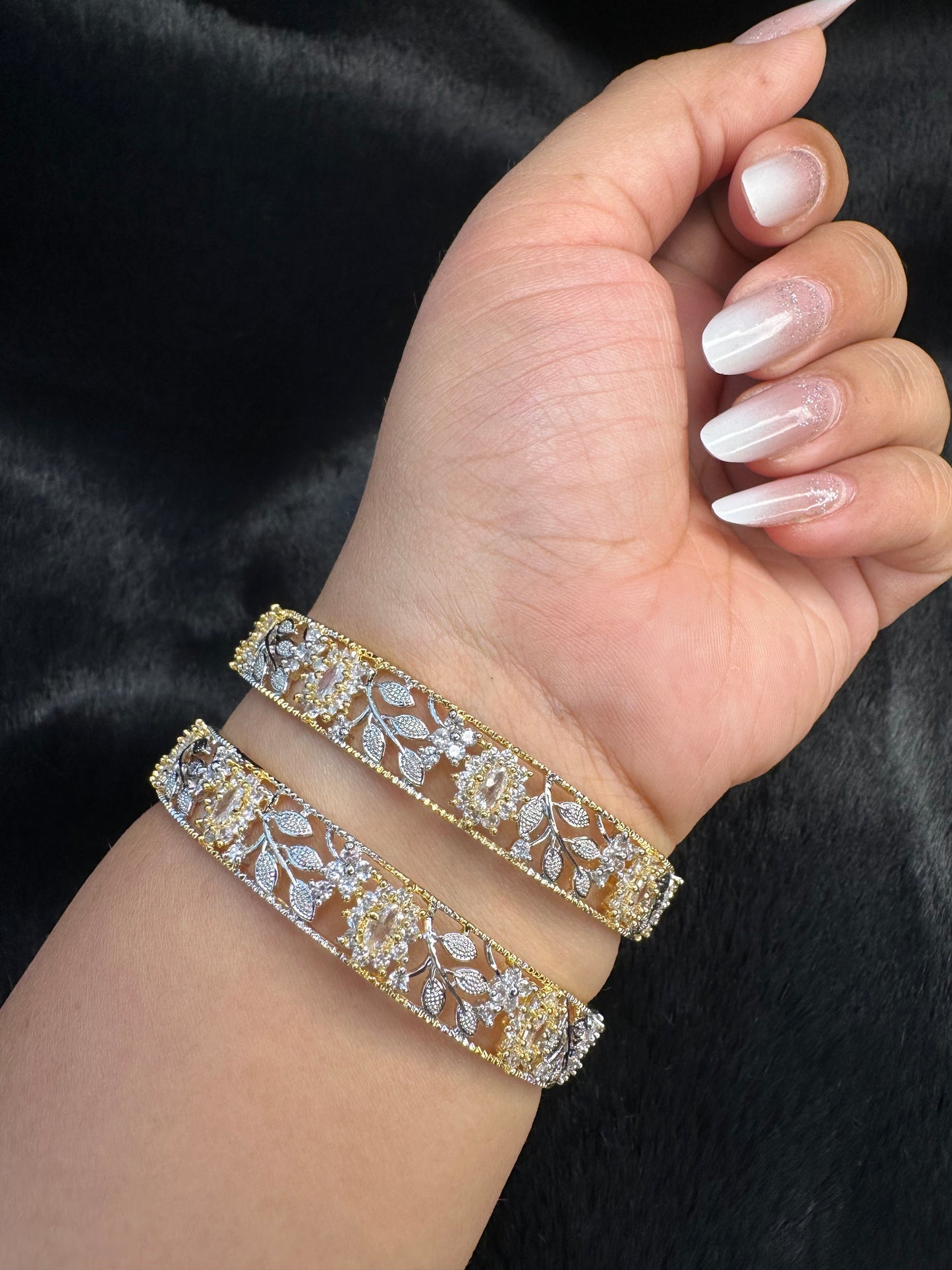 Festive styling with HeyBae AD bangles for wedding look