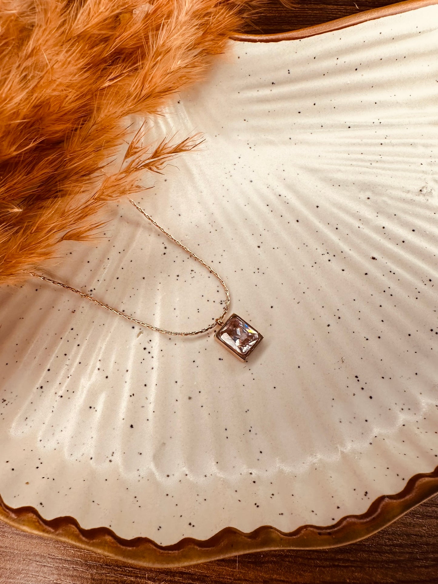 Classic HeyBae solitaire pendant necklace perfect for gifting
