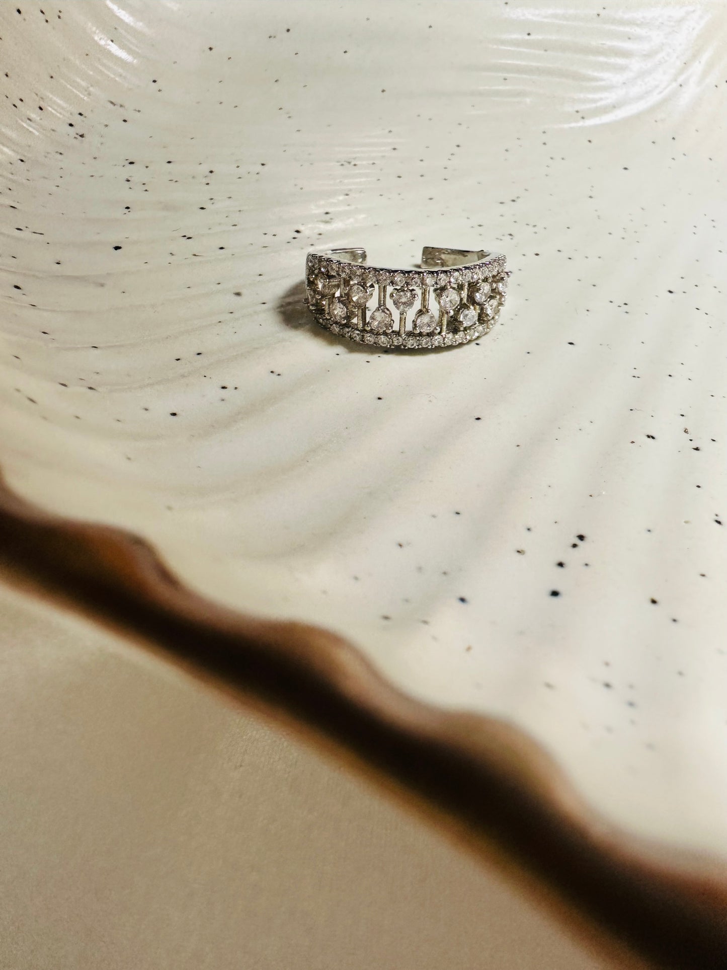 Elegant American Diamond studded ring for women β HeyBae jewelry collection