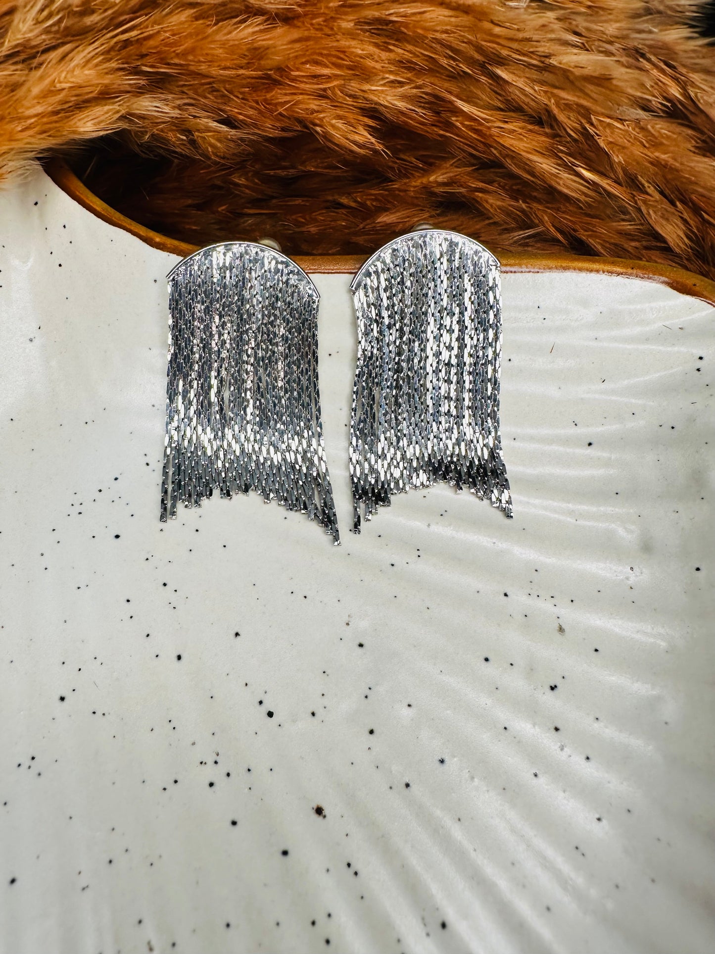 Styled Look with HeyBae Anti-Tarnish Sequence Tassel Earrings