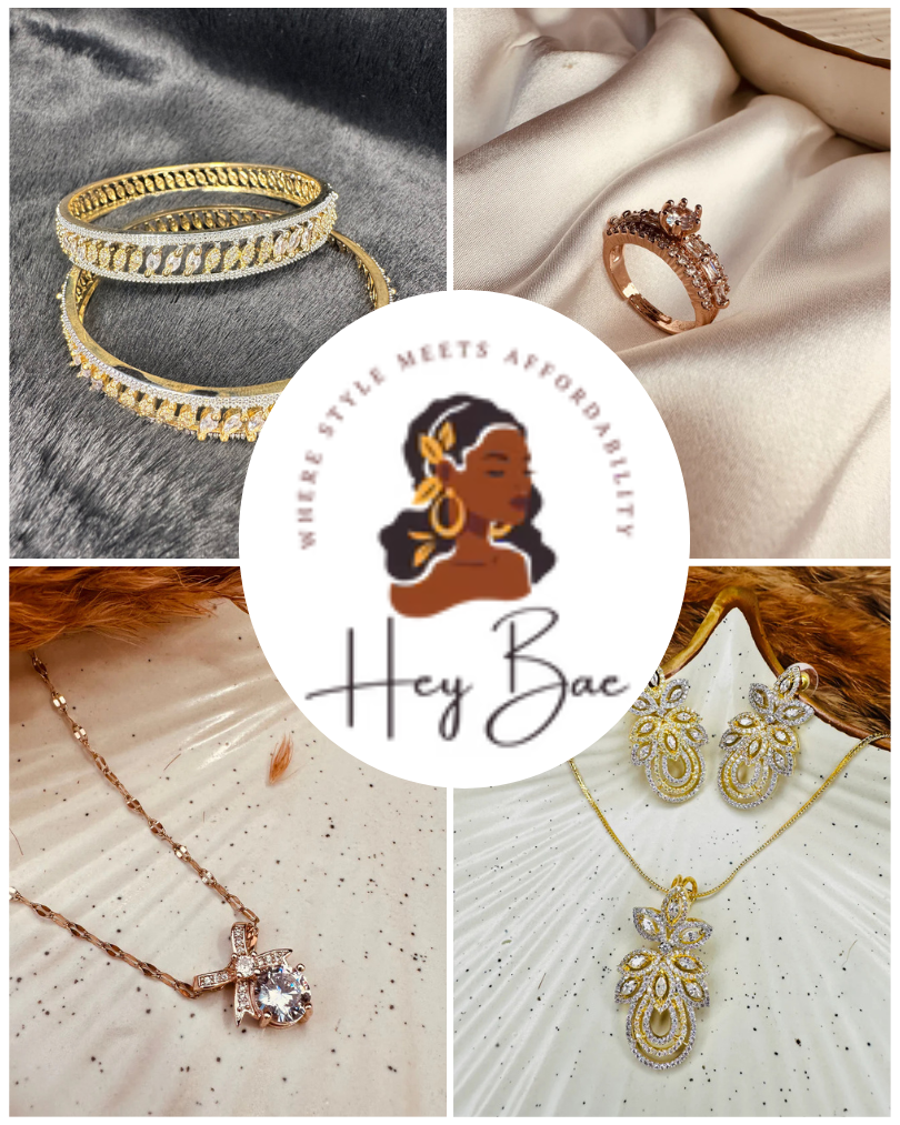 Complete collection of American Diamond jewellery – rings, earrings, bangles and sets