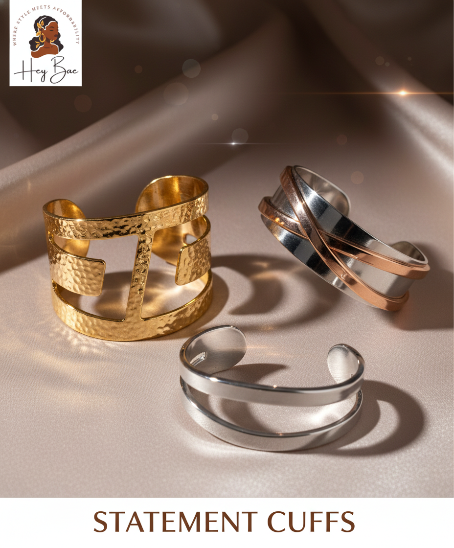 Statement Cuff Bracelets for Women – Bold, Sculptural & Modern Designs
