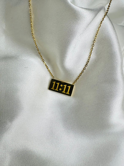 HeyBae 11:11 Angel Pendant Necklace in Premium Gift Box Packaging
