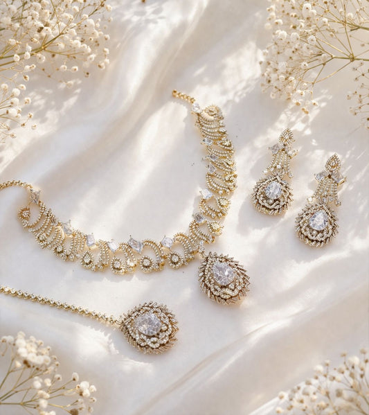 Hey Bae Celestial Radiance Bridal Jewelry Set
