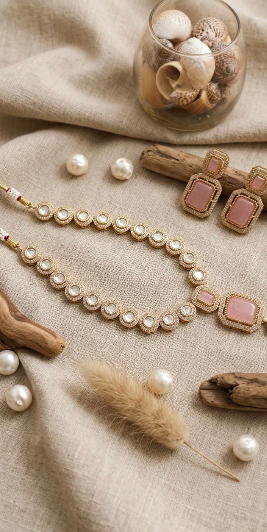 Hey Bae Rosé Lumière Moissanite Set