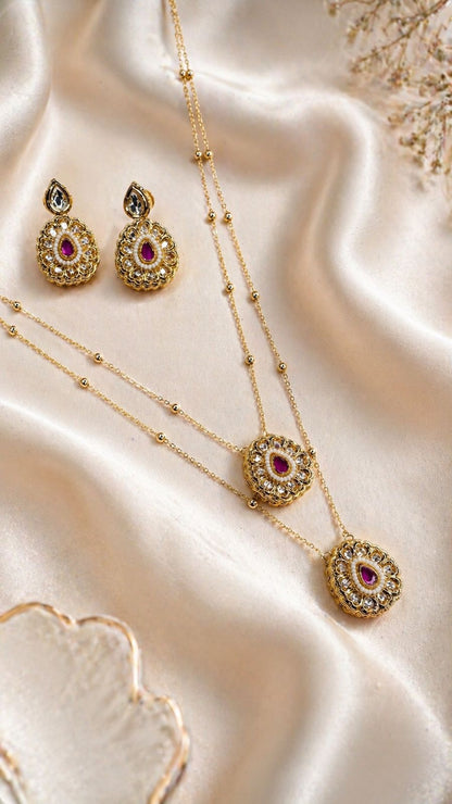 Hey Bae Gulnaar Dual Pendant Set