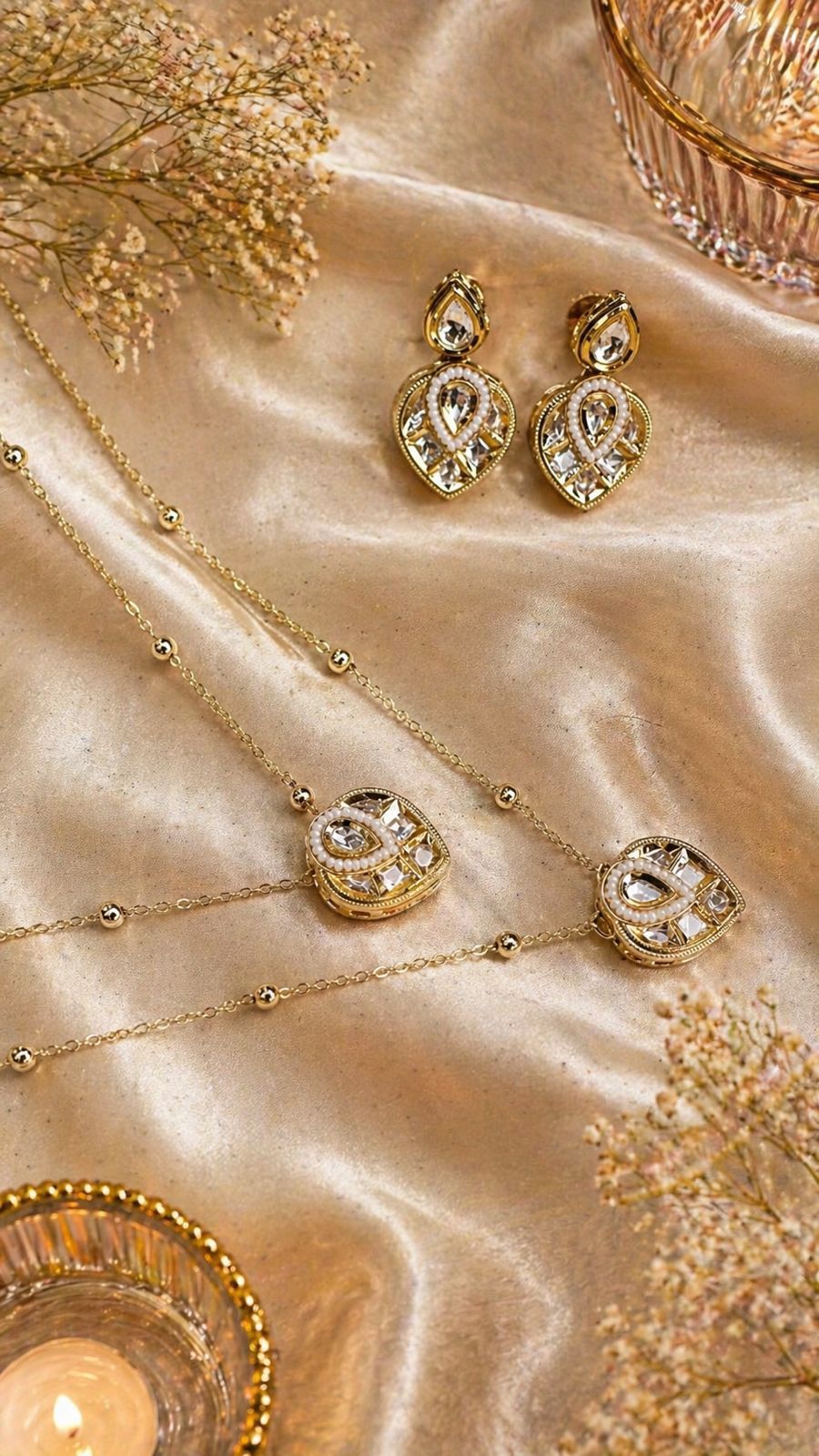 Hey Bae Noor Kundan Heart Set