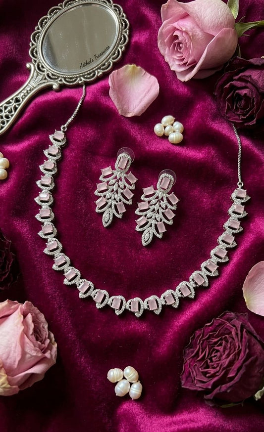 Pink Serenity Necklace Set