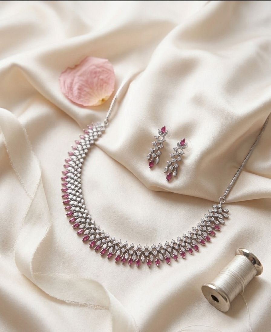 Velvet Ruby Necklace Set