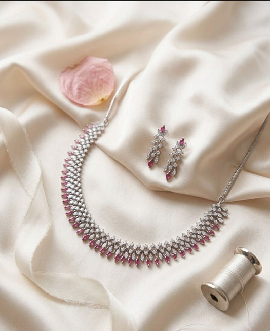Velvet Ruby Necklace Set