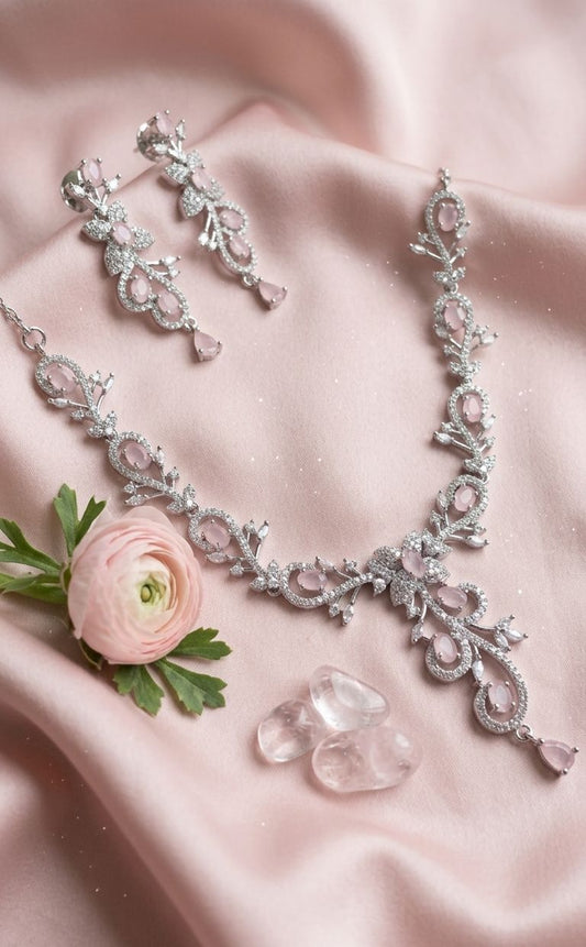 Rosé Majesty Necklace Set