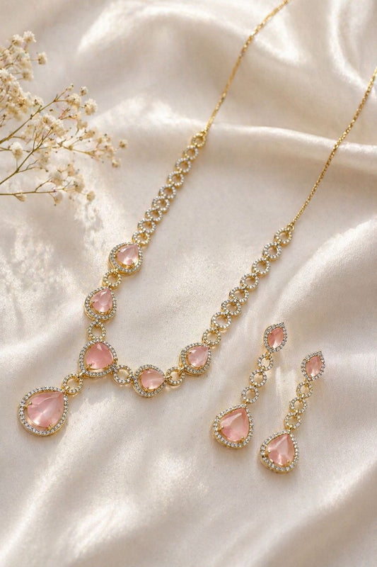Noor Blush Necklace Set
