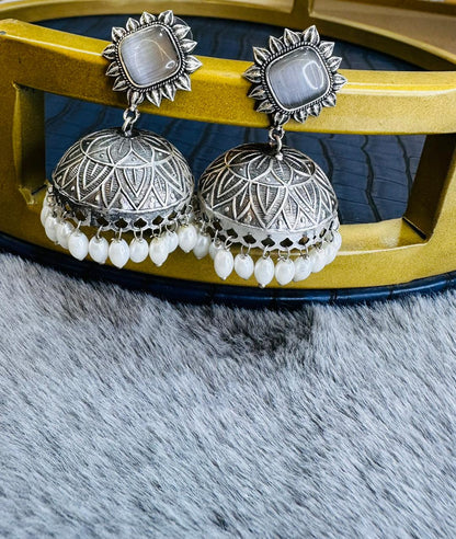 Banarasi Noor Jhumkas