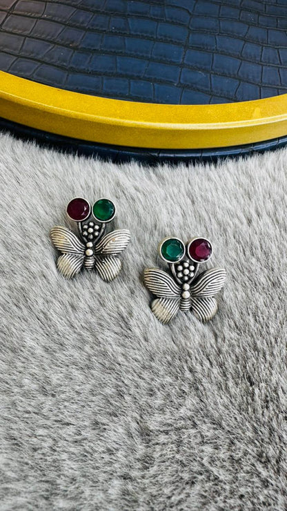 Shahi Titli Oxidised Earrings