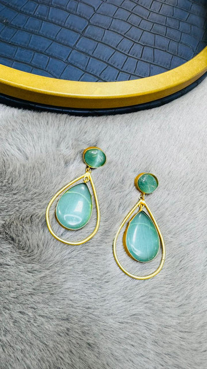 Sage Dew Drops Earings