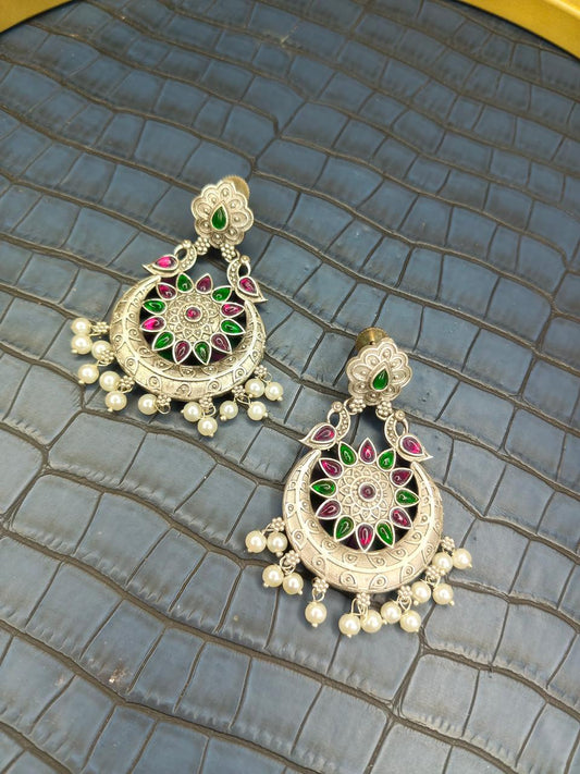 Chandrika Pearl Chandbali Earings