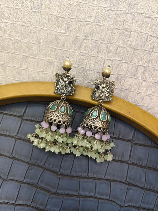 Noor-e-Rang Jhumkas
