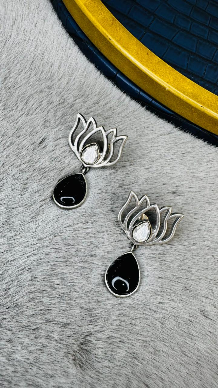Lotus Dew Drops Earings
