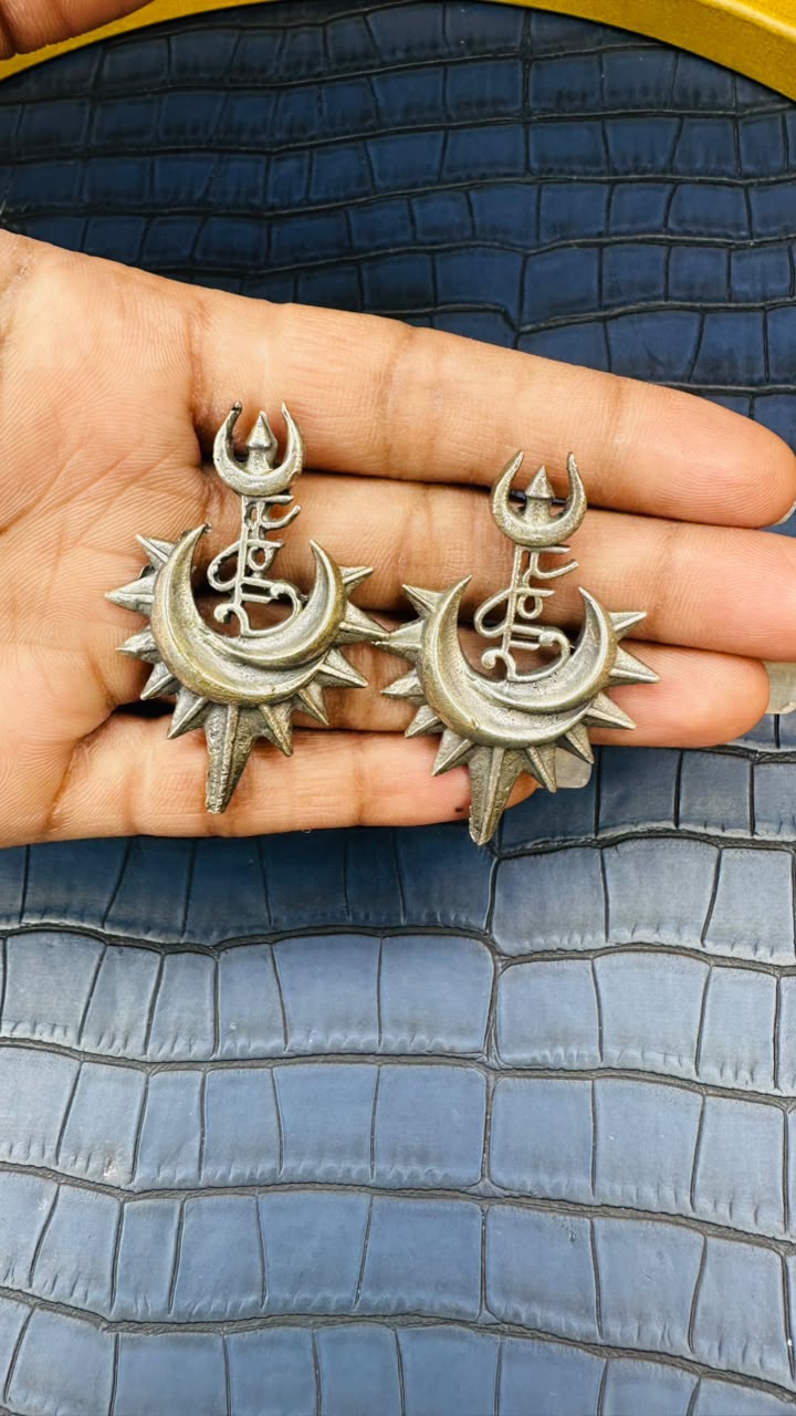Shakti Oxidised Earrings