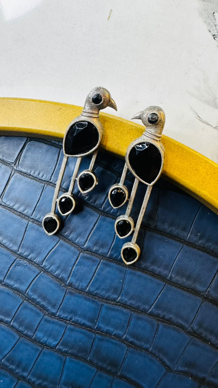 Noir Mayur Earrings