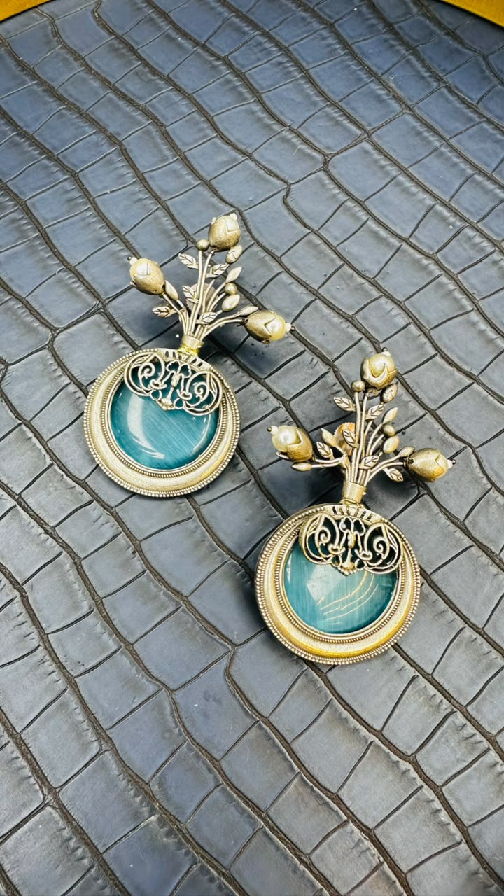 Neel Gulmohar Earrings