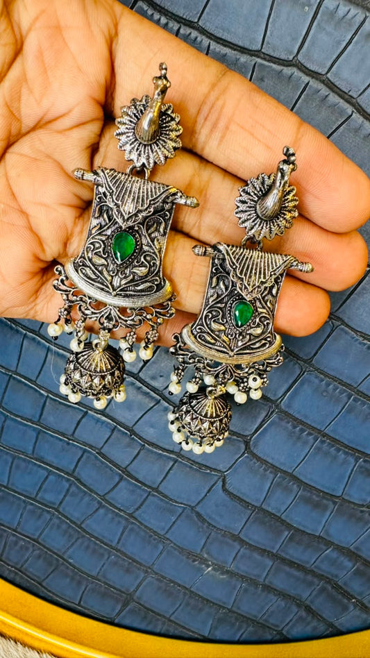 Zeenat Tribal Jhumkas