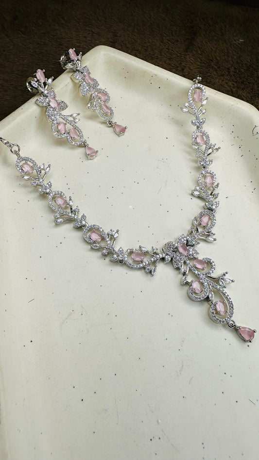 Rosé Majesty Necklace Set