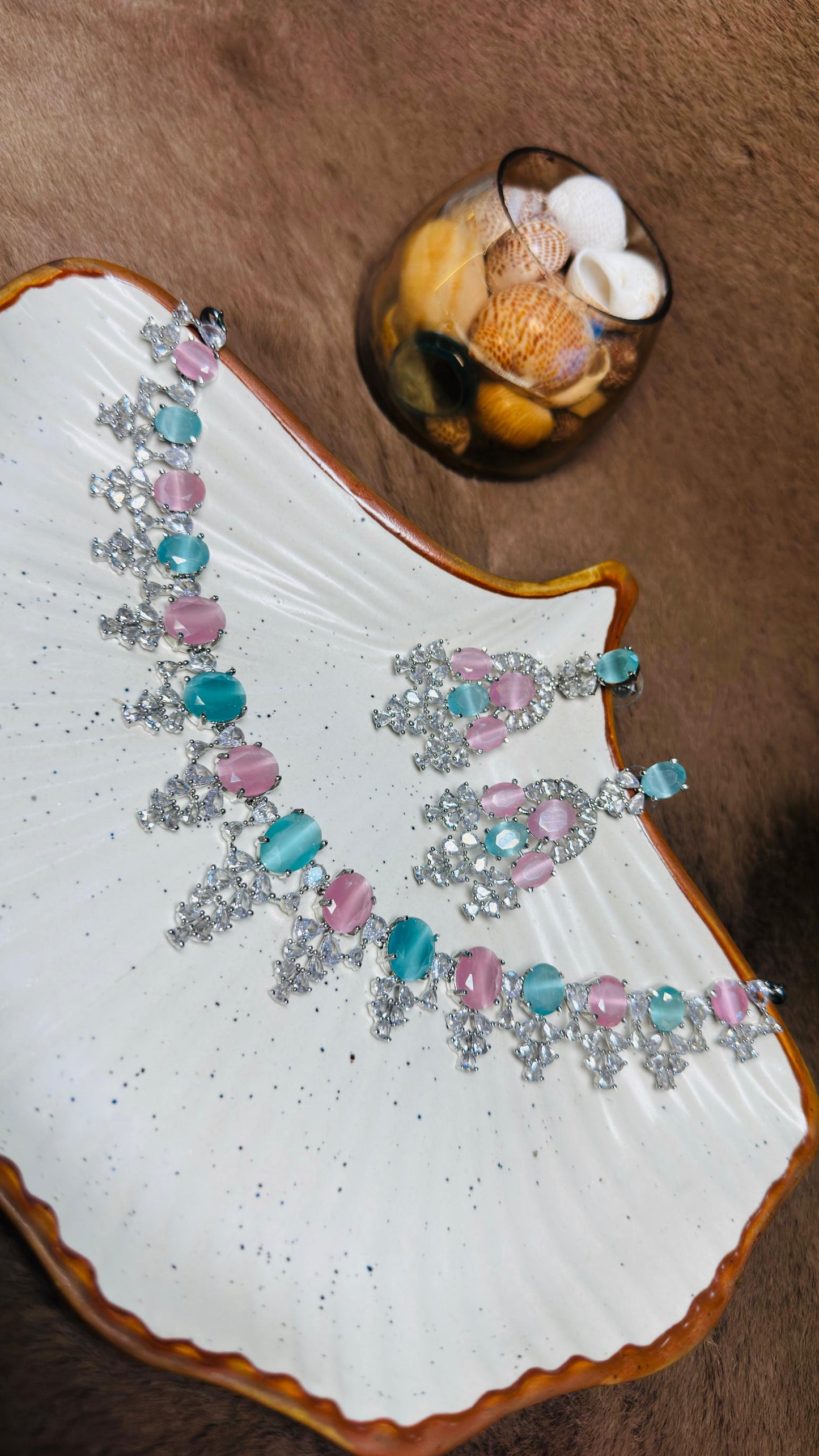 Celestial Blush Necklace Set