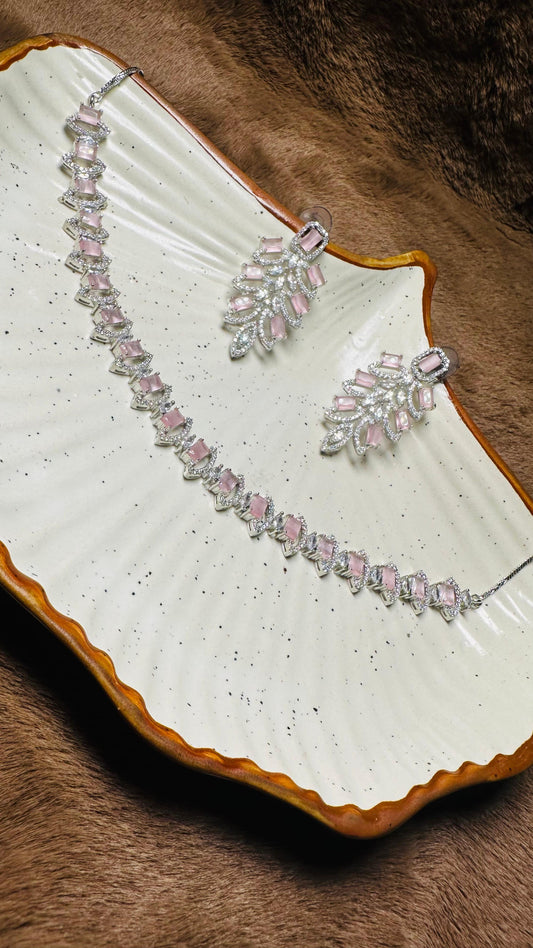 Pink Serenity Necklace Set