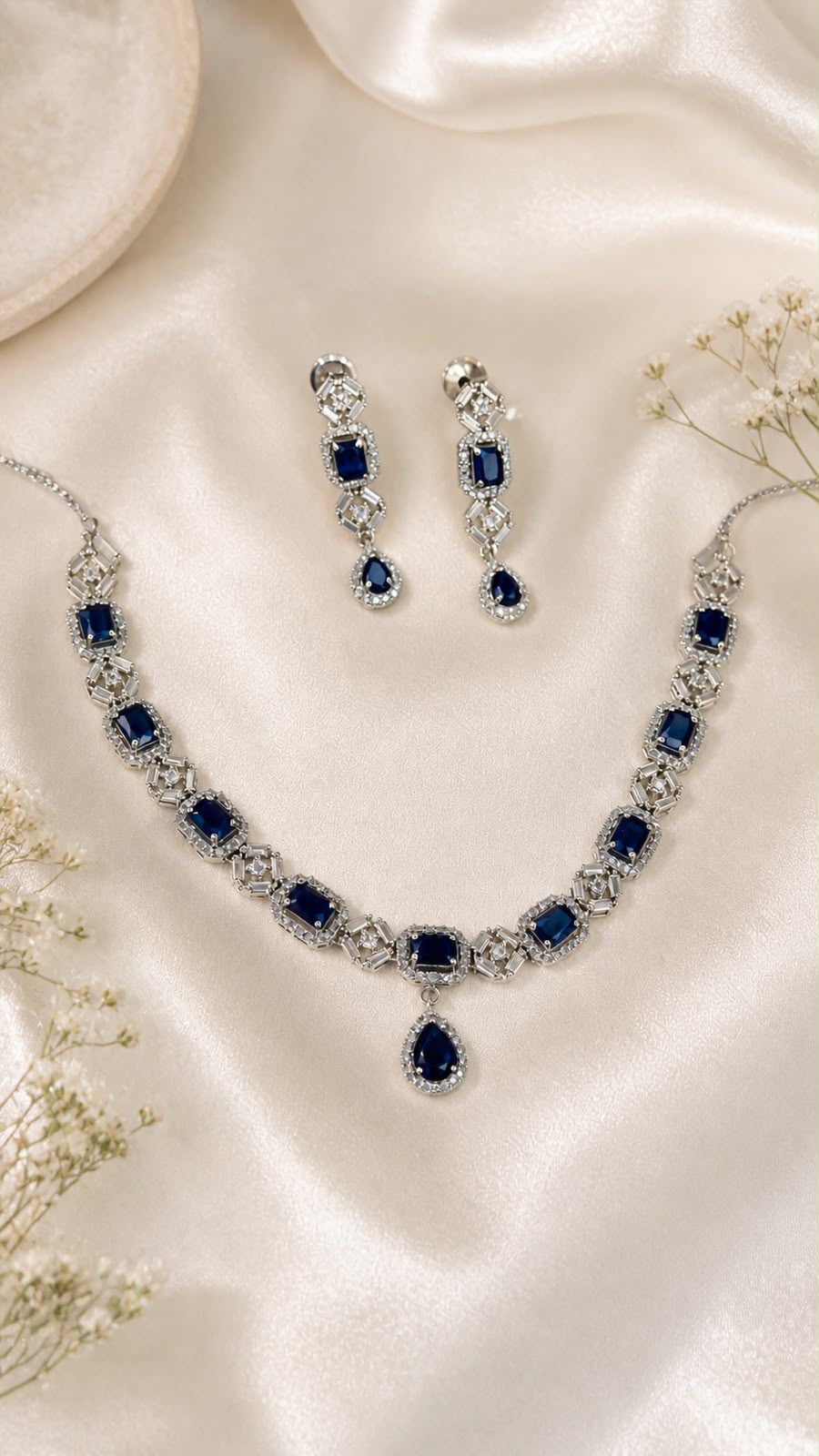 Imperial Sapphire Elegance Jewelry Set