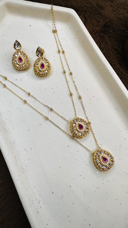 Hey Bae Gulnaar Dual Pendant Set