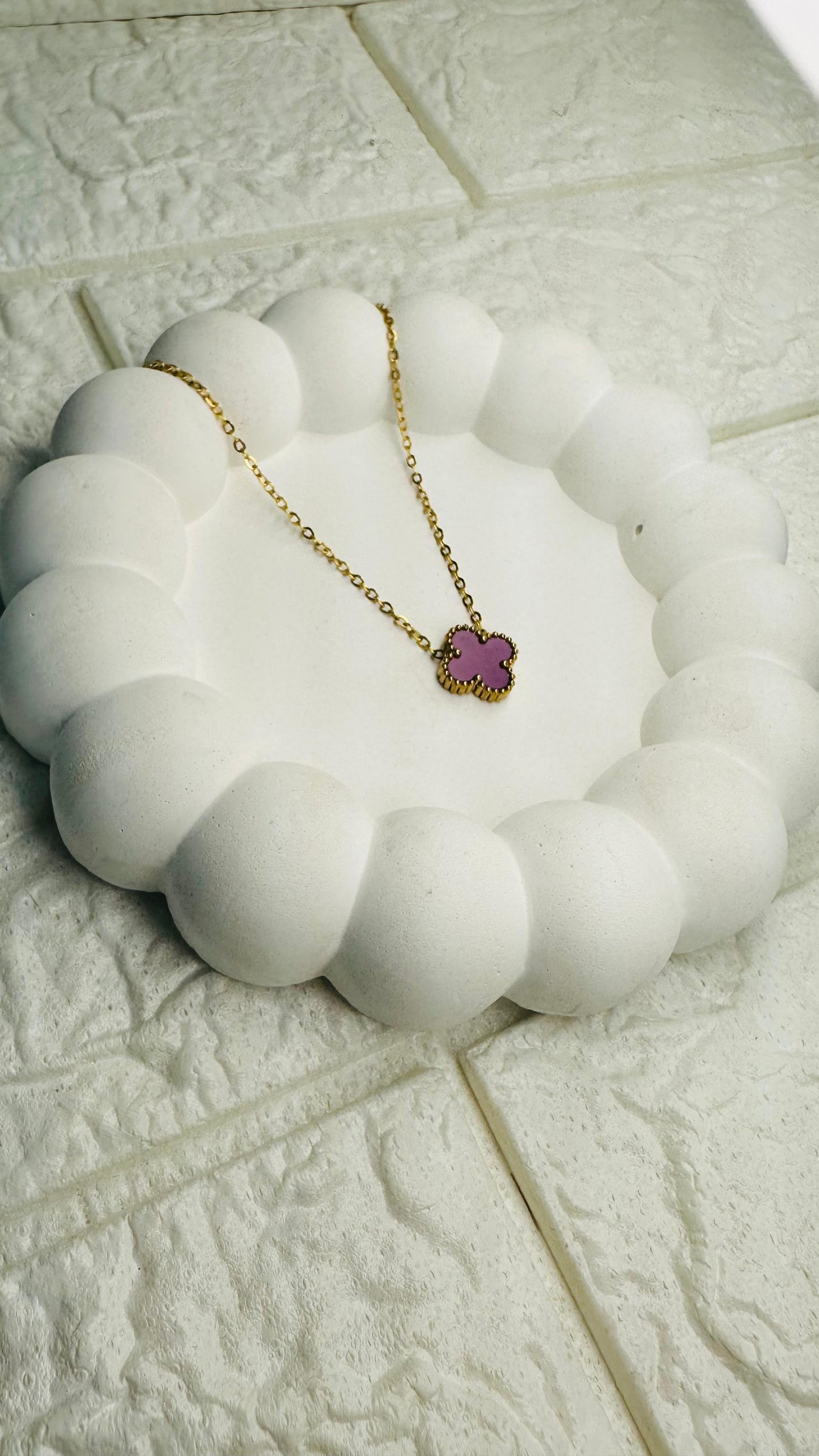 Blush Clover Pendant