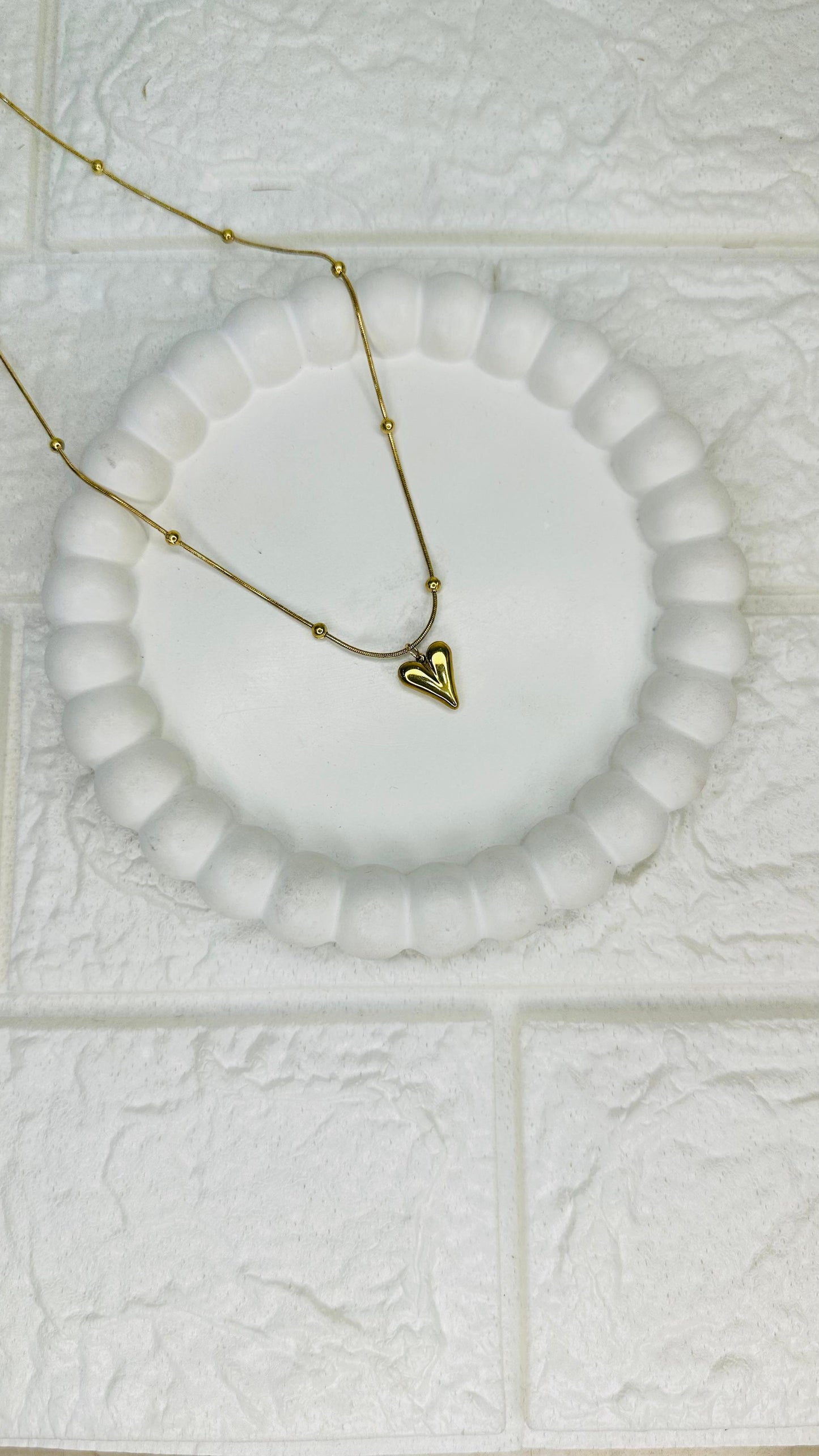 Golden Heart Whisper Pendant